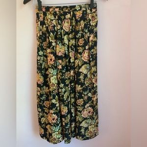 Vintage 1980s J. G. Hook silk skirt